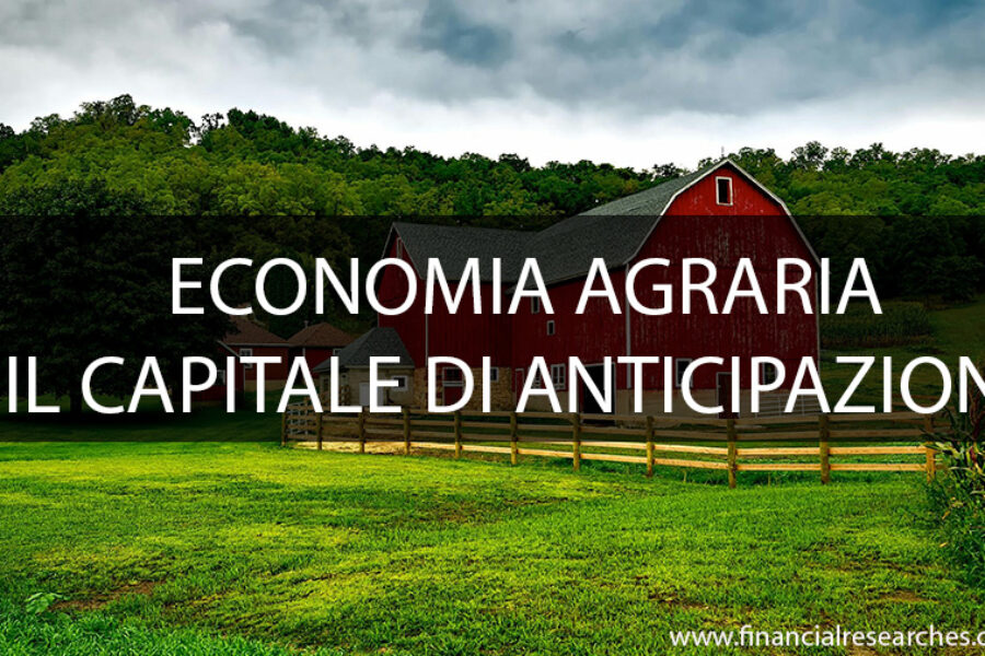 Il capitale di anticipazione